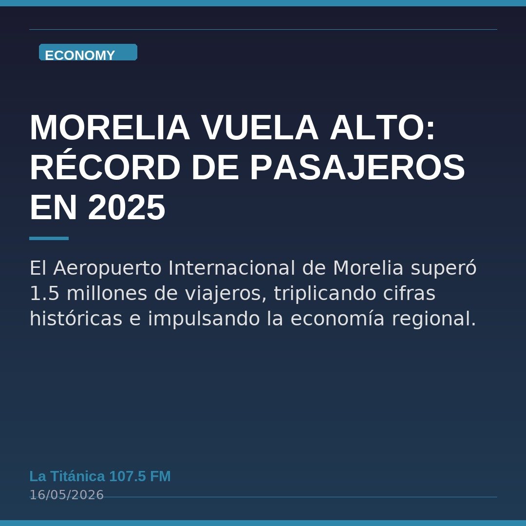 Morelia Vuela Alto: Récord de Pasajeros en 2025