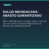 Salud Michoacana: Abasto Garantizado