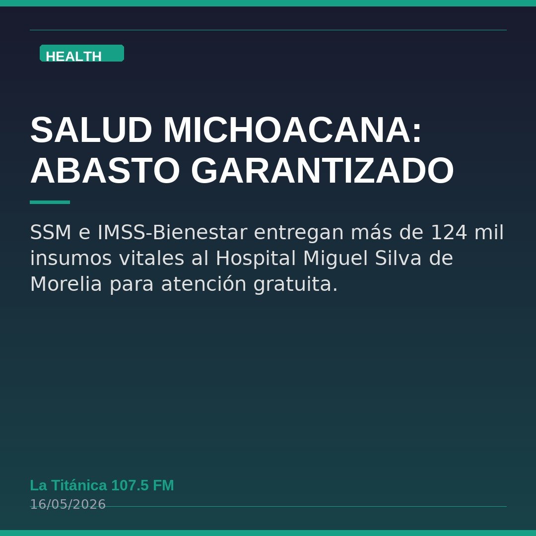 Salud Michoacana: Abasto Garantizado