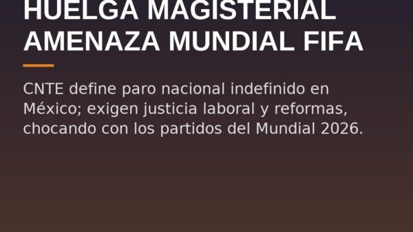 Huelga Magisterial Amenaza Mundial FIFA