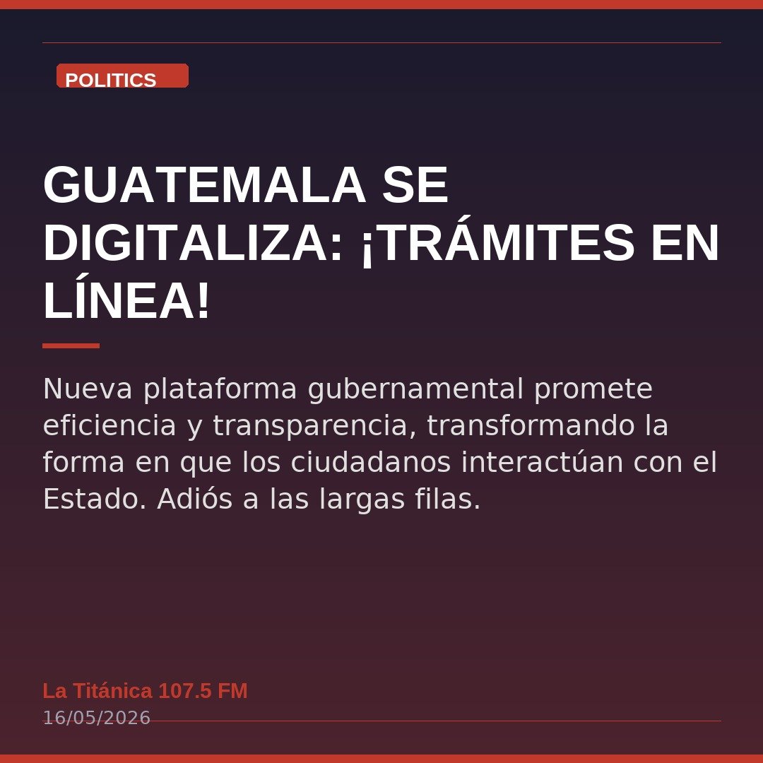 Guatemala se Digitaliza: ¡Trámites en Línea!