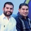 Octavio Ocampo, diputado del PRD, hablando frente a una multitud durante el Segundo Informe de Gobierno de Pablo Varona en Huetamo, Michoacán