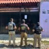 Logotipo de la Fiscalía General del Estado de Michoacán junto a imágenes simbólicas de operativos policiales en barrios de Morelia