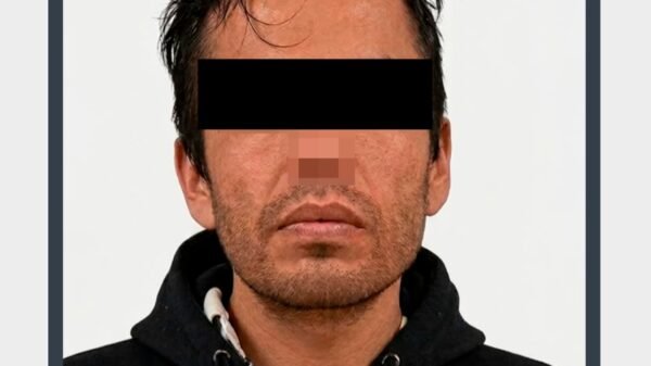Foto oficial de Miguel “N” compartida por la Fiscalía Michoacán
