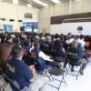 Dr. Rubén A. Domínguez Pérez hablando ante personal de la Fiscalía General del Estado de Michoacán durante la charla 'Odontología Forense'