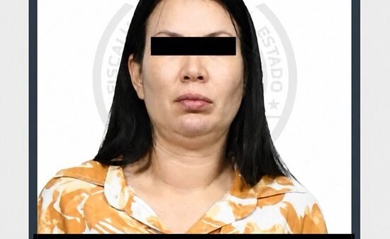 Logotipo oficial de la Fiscalía Michoacán junto al nombre completo de Tania Lidieth "N" en formato de noticia institucional