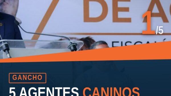 Ceremonia de jubilación agentes caninos en Morelia con Manchas, Mamba, Jerry, Balaz y Chewbacca junto a sus manejadores y