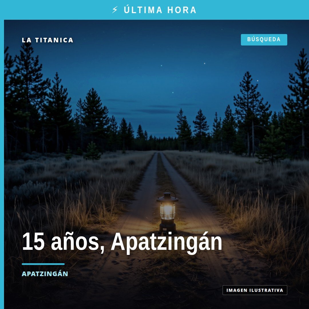 Adolescente localizado apatzingán: joven de 15 años frente a sede de la Fiscalía Regional de Apatzingán, Michoacán