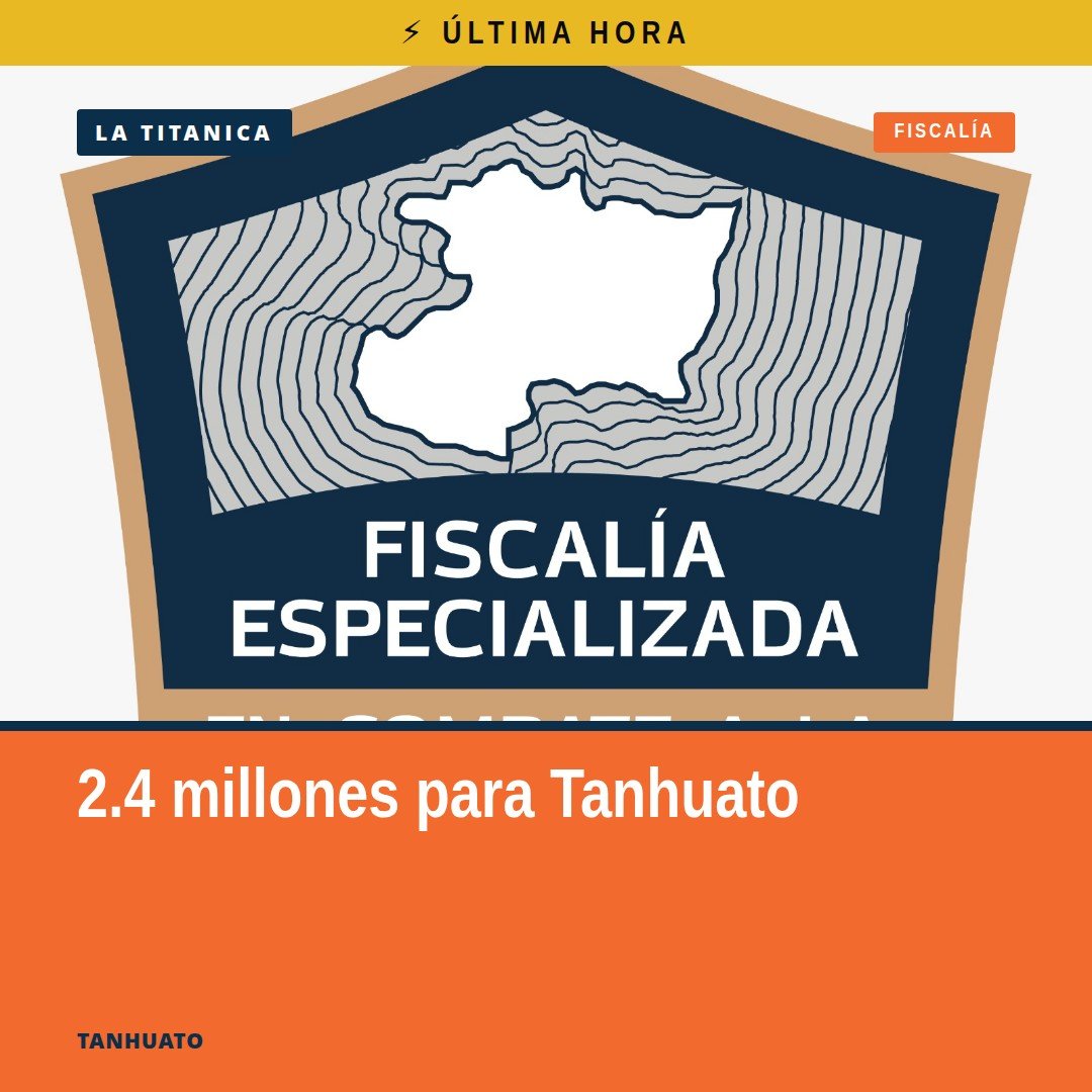 Imagen representativa de los 2 millones 400 mil 515 pesos recuperados para Tanhuato, sin personas ni documentos visibles