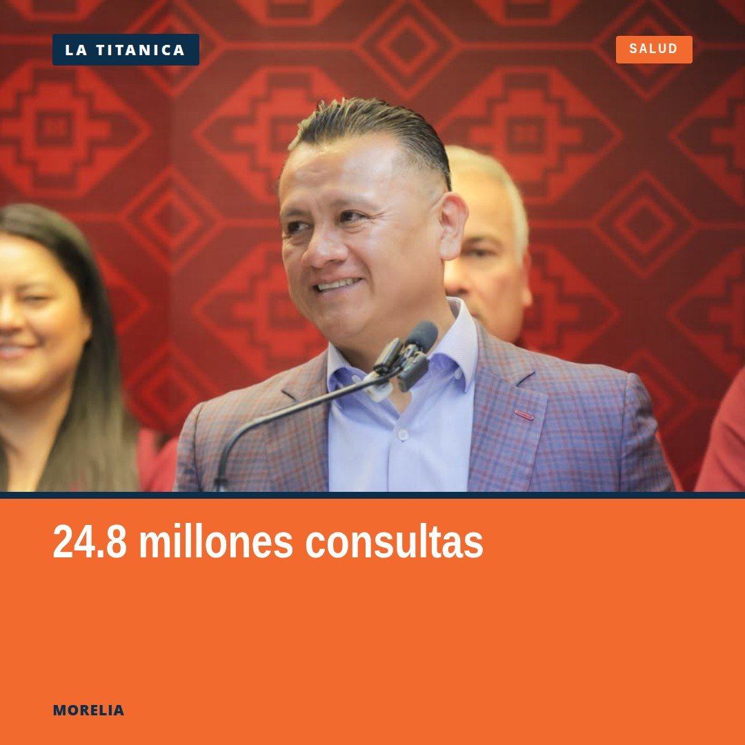 Carlos Torres Piña hablando en un evento en Morelia, Michoacán, sobre el programa salud casa por casa
