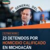 Gráfico comparativo de incidencia de homicidio calificado michoacán: 2025 vs. 2026, con foco en la caída del 48.7%