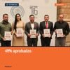 Fotografía institucional del Grupo Parlamentario del PT durante la presentación del Segundo Informe Legislativo en el