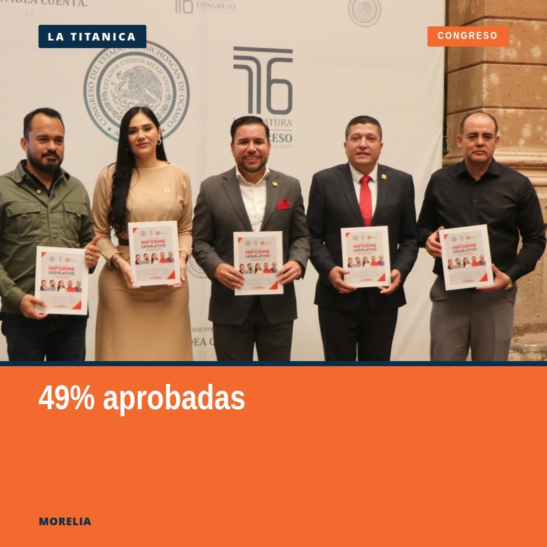 Fotografía institucional del Grupo Parlamentario del PT durante la presentación del Segundo Informe Legislativo en el