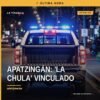 Ilustración simbólica de una tabiquera en Apatzingán con sombras, representando el secuestro agravado apatzingán