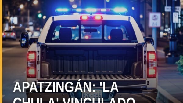 Ilustración simbólica de una tabiquera en Apatzingán con sombras, representando el secuestro agravado apatzingán