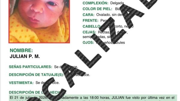 Operativo de la Fiscalía General del Estado de Michoacán en Zamora para rescatar a un recién nacido desaparecido