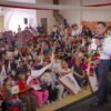 Carlos Torres Piña hablando en un evento público en Morelia, Michoacán, expresando su respaldo a las acciones contra el huachicol fiscal y la impunidad.
