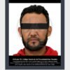 Logotipo oficial de la Fiscalía General del Estado de Michoacán junto a un fondo sobrio con los textos 'FGE vincula a Omar Jorge' y 'Secuestro agravado en Uruapan'