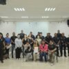 Fiscal Especializada Elisa Arizema Reyes Saavedra y equipo de la FGE durante jornada de capacitación en Peribán, Michoacán, con autoridades y ciudadanos