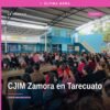 CJIM Zamora charla en la Escuela Primaria Bilingüe 'Cuauhtémoc' de Tarecuato, Tangamandapio, con madres de familia y docentes