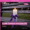 CJIM Zamora vinculación: ilustración simbólica de justicia con logo del Centro de Justicia Integral para las Mujeres y mapa