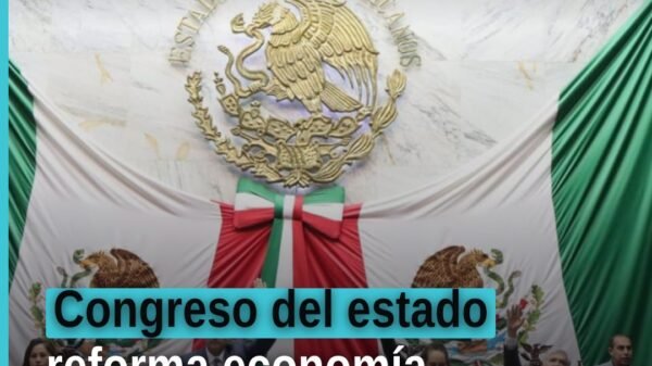 Fachada del Congreso del estado en Morelia, Michoacán, con bandera estatal, durante el Segundo Año Legislativo en 2026