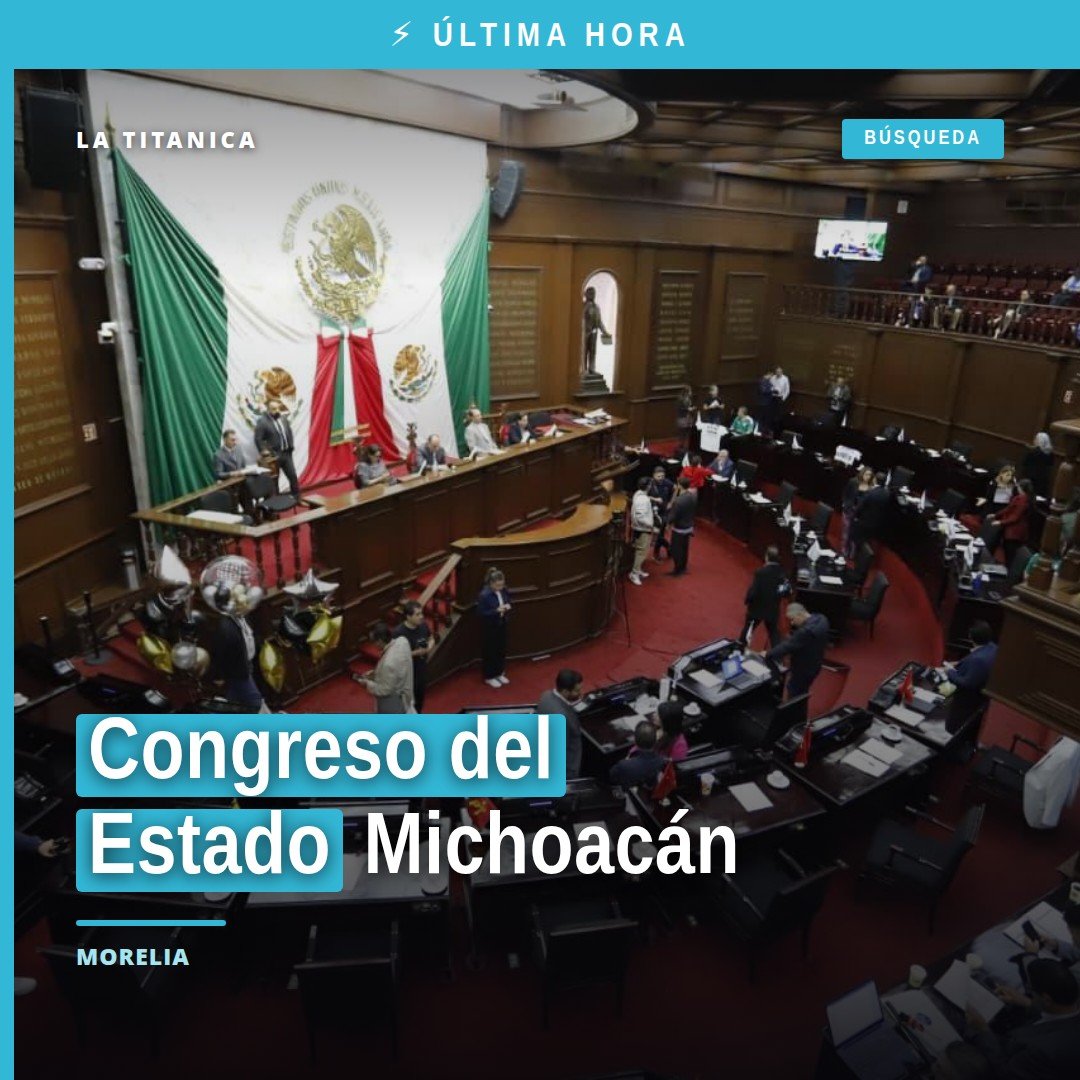 Congreso del estado en Morelia, Michoacán, donde se aprobaron reformas ambientales y de bienestar animal el 11 de septiembre