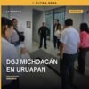 Dirección general jurídica michoacán realizando supervisión en la Unidad de Control de Internamiento de Uruapan, acompañada