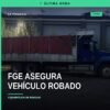 Fiscalía General Michoacán asegura vehículo robado: camioneta Chevrolet Cheyenne y placas de circulación en Cojumatlán de
