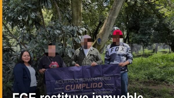 Fiscalía General Michoacán restituye inmueble a víctima de despojo en Uruapan, Michoacán