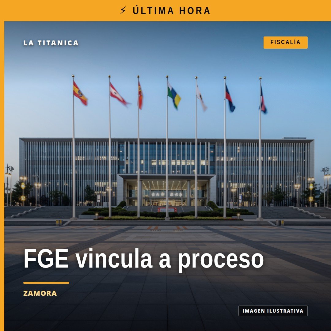 Fiscalía General Michoacán vinculación a proceso contra Guillermo “N” en Zamora, Michoacán
