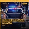 Fiscalía Michoacán despojo: representación simbólica de una vivienda en Sahuayo con sello oficial de la FGE y una balanza de