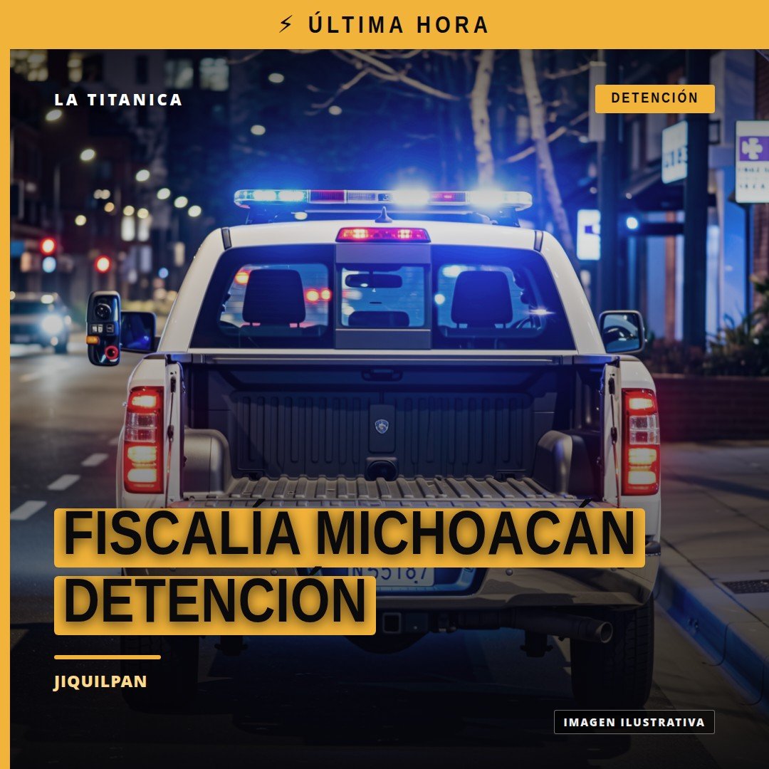 Fiscalía Michoacán detención: oficial de la Fiscalía Regional de Jiquilpan acompañado de documentos oficiales relacionados