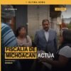 Fiscalía de michoacán restituye inmueble en Morelia: imagen simbólica de edificio institucional y llaves de casa