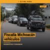 Fiscalía michoacán vehículos: ocho unidades aseguradas, incluidas dos con blindaje artesanal, en operativos en Angamacutiro