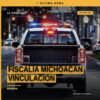 Fiscalía michoacán vinculación: representación simbólica de una balanza de justicia con logo de la FGE y mapas de Acuitzio y