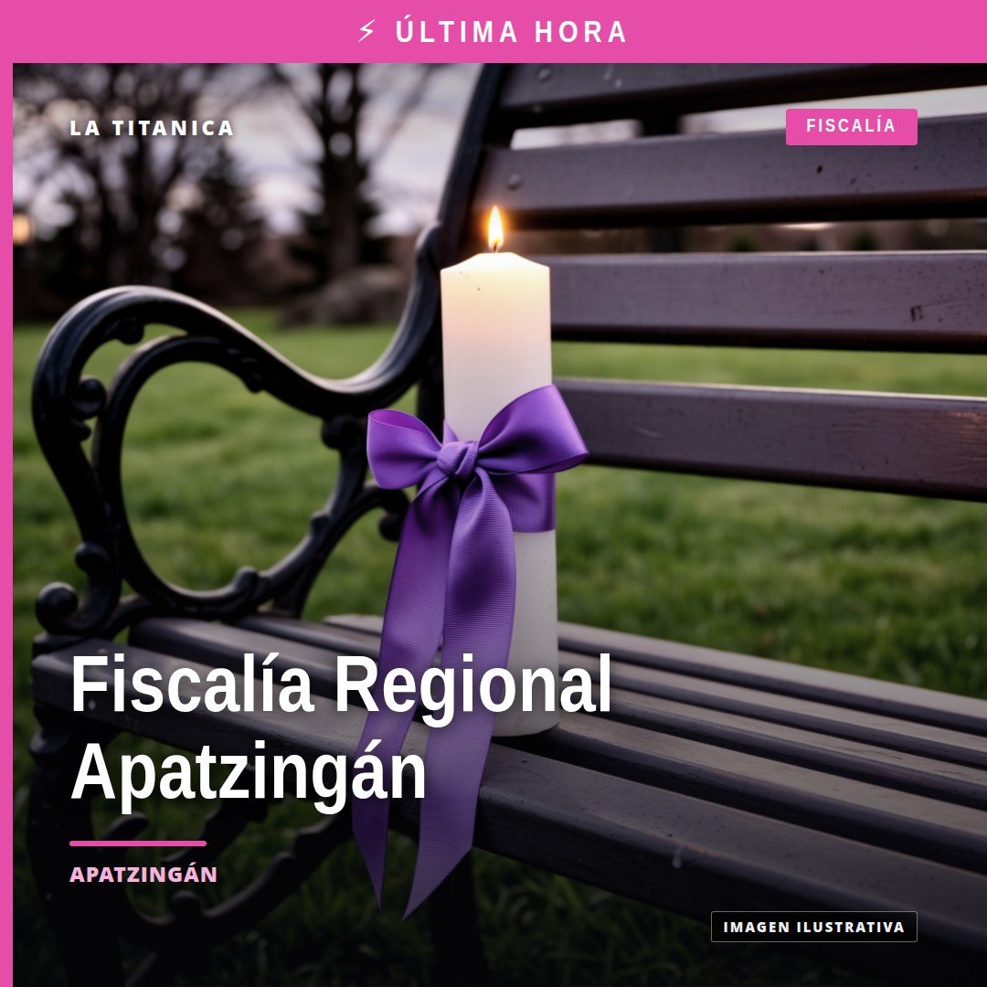 Fiscalía Regional de Apatzingán: edificio institucional con logo visible, representando la acción judicial que llevó a la