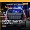 Logotipo de la Fiscalía Regional de La Piedad junto a sellos oficiales y una balanza estilizada, simbolizando la vinculación