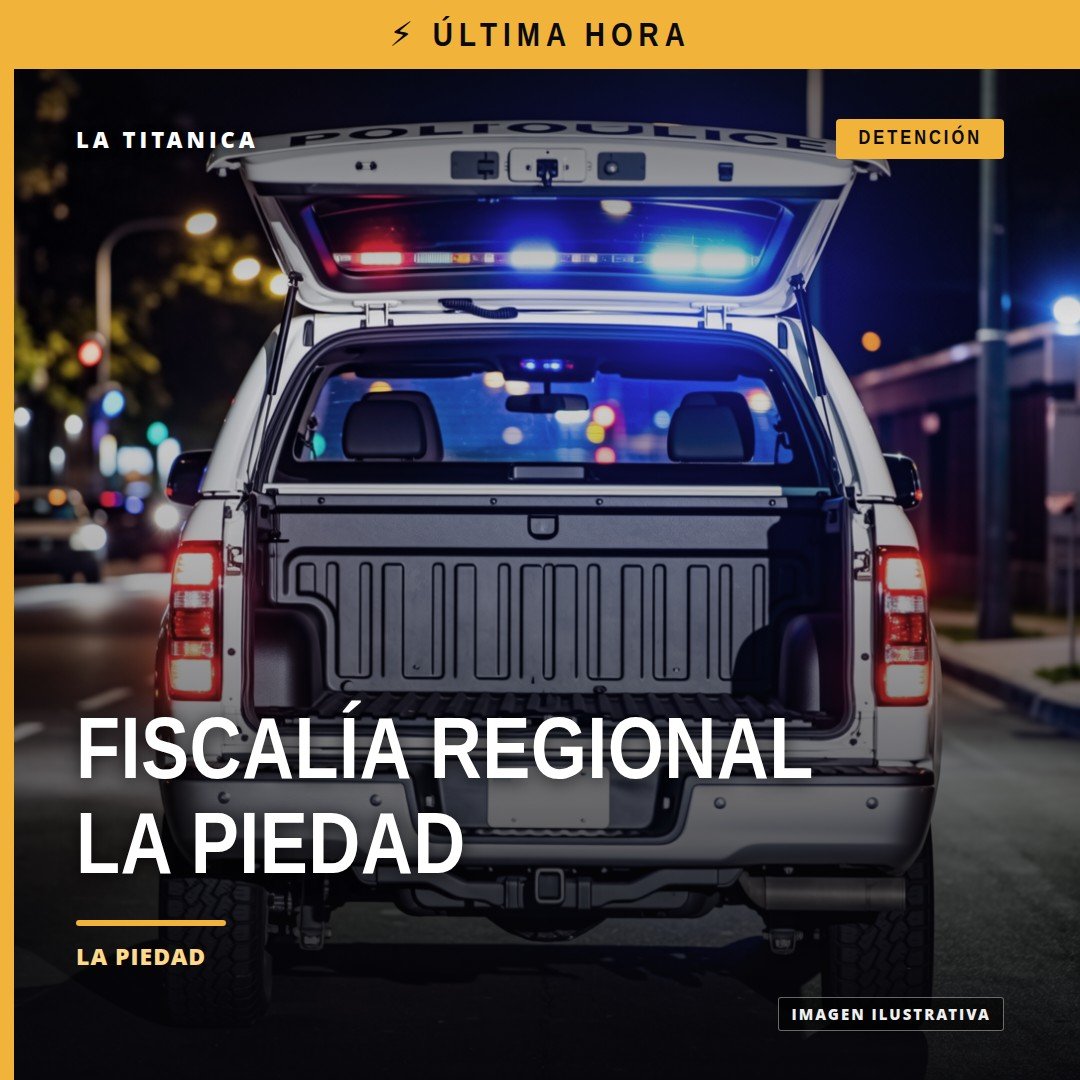 Logotipo de la Fiscalía Regional de La Piedad junto a sellos oficiales y una balanza estilizada, simbolizando la vinculación