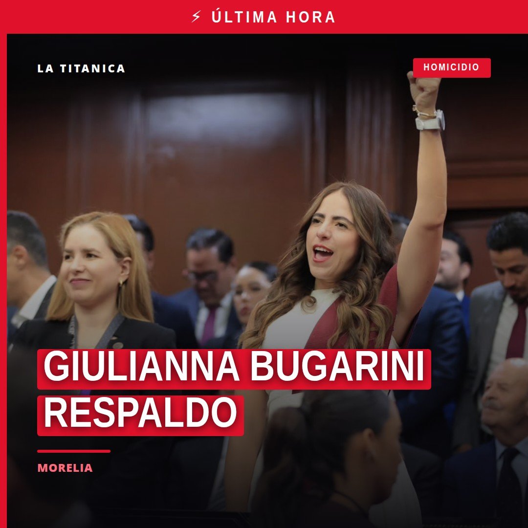Giulianna Bugarini respaldo durante el acto protocolario de entrega del Quinto Informe de Gobierno en el Congreso del Estado