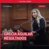 Grecia Aguilar Mercado hablando ante el Pleno del Congreso del Estado de Michoacán en Morelia, durante la sesión solemne de