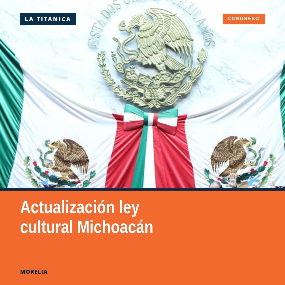 Fachada del Congreso del Estado en Morelia, Michoacán, con bandera estatal; ilustra la aprobación de la ley de desarrollo