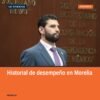 Diputado Octavio Ocampo hablando en tribuna del Congreso del Estado de Michoacán sobre el historial de desempeño de