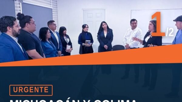 Reunión técnica entre representantes de la Fiscalía General de Michoacán y la Fiscalía General de Colima en Morelia