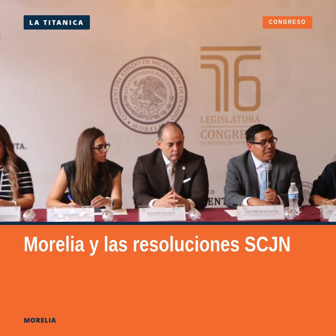 Fotografía de la reunión de comisiones unidas en el Congreso de Michoacán en Morelia, con diputados y representante de la