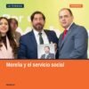 Fotografía institucional de Abraham Espinoza Villa, diputado del PVEM en el Congreso de Michoacán, con fondo de la sede
