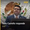 Toño Carreño hablando en el pleno del Congreso del Estado de Morelia durante su intervención sobre el quinto informe