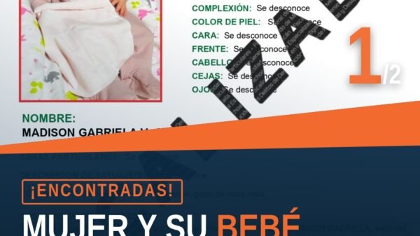 Fiscalía General del Estado de Michoacán confirma que mujer y recién nacida localizadas en Uruapan tras desaparición en