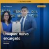 Fotografía institucional con funcionarios de la Fiscalía General del Estado de Michoacán durante entrega de nombramientos