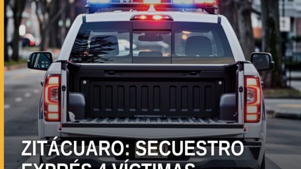 Fachada de un establecimiento de agroquímicos en Zitácuaro, escenario del secuestro exprés zitácuaro